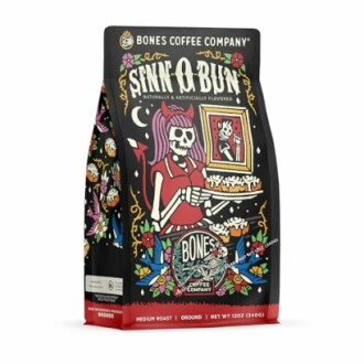 Bones Coffee Company Sinn 'O' Bun Ground Coffee Review: Cinnamon Roll Flavor Delight