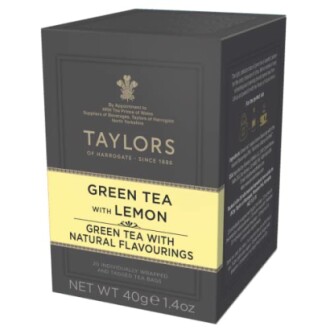 Taylors of Harrogate Green Tea with Lemon Review: Refreshing Flavors for Tea Lovers